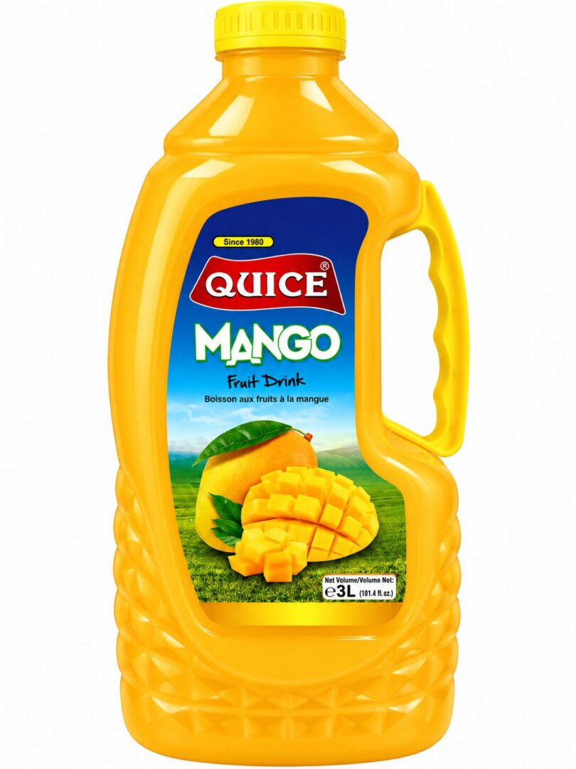 Quice Fruit Mango Drink 3ltr x 4